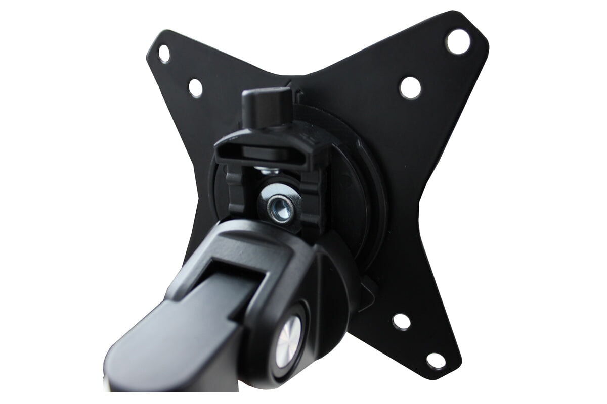 Ergonomic Uplifting Yogiflex Dual Monitor Arm Stand - Adjustable Height & Tilt for 13-32 Inch Screens - Perfect for Home Office & Gaming Setup