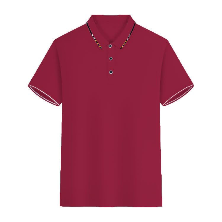 Men's Short Sleeve Polo Shirts - Breathable Summer Casual Button Up Golf Shirts for Work & Outdoor Activities | Perfect for Dads, Professionals & Active Guys