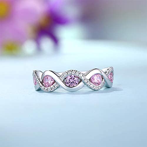 Personalized 5 Birthstone Ring - Custom Engraved Promise Ring, Wedding Band & Engagement Ring for Couples - Mother's Day Gift Jewelry - Perfect for Anniversaries, Valentine's Day & Special Occasions