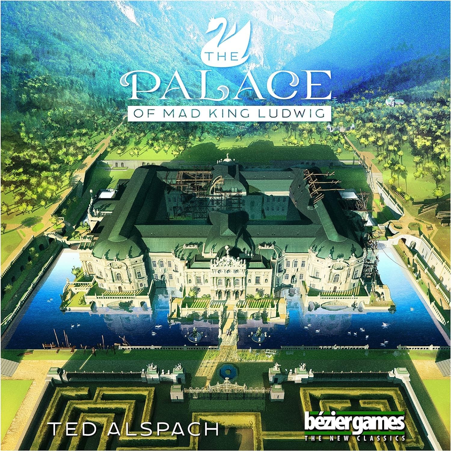Palace of Mad King Ludwig Board Game by Bezier Games - Strategy Tabletop Game for Adults & Families - Perfect for Game Nights & Parties