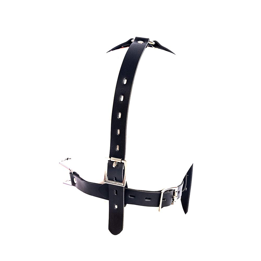 Adjustable Hook Claw Mouth Spreader & Nose Hook - BDSM Open Mouth Gag for Sex Fetish Restraints, SM Slave Harness Toy for Men & Women - Perfect for Role Play, Bondage, and Fetish Scenes