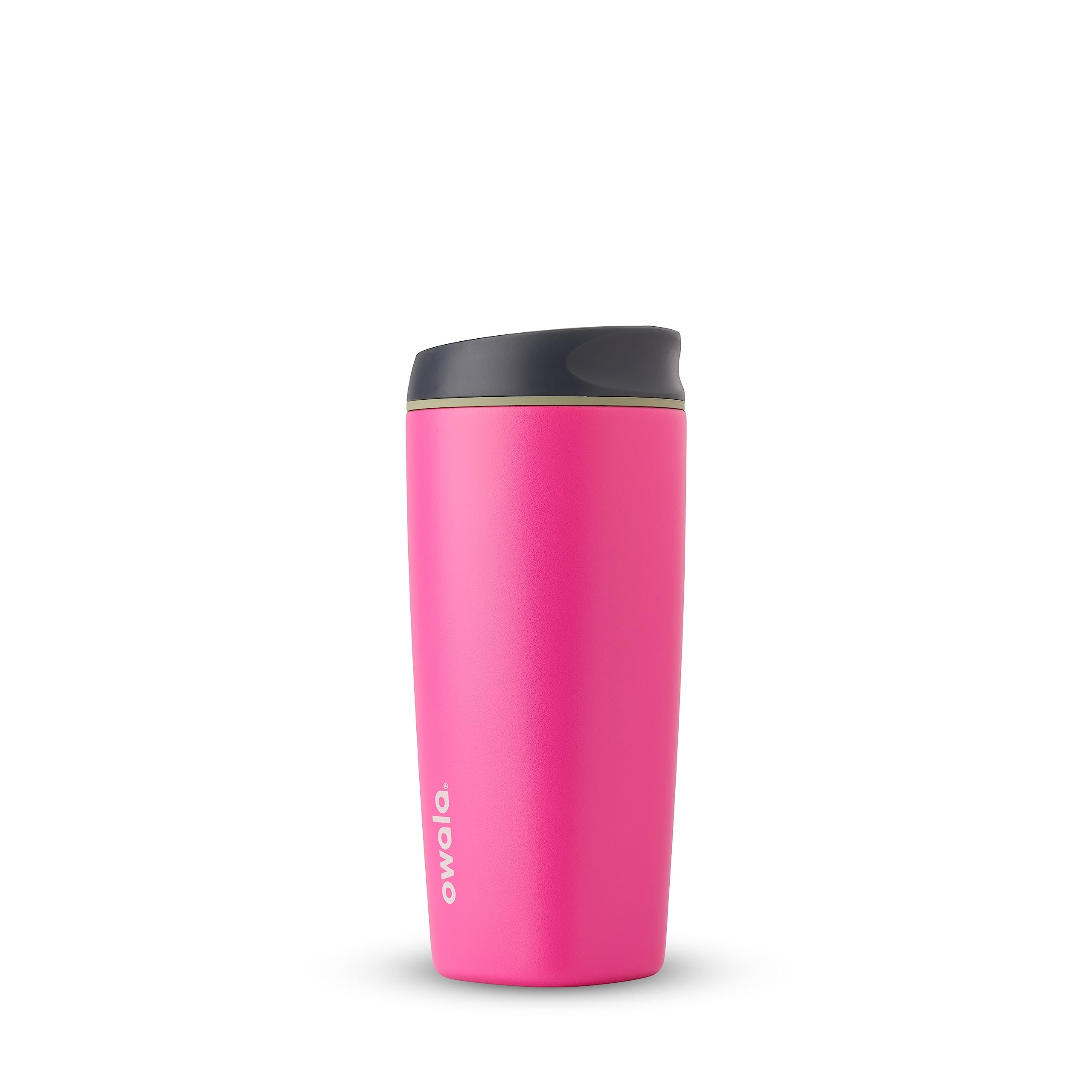 Owala SmoothSip 20oz Insulated Stainless Steel Coffee Tumbler - BPA Free Reusable Travel Mug for Hot & Iced Coffee, Pink Watermelon Breeze - Perfect for Office, Commuting, and Outdoor Adventures