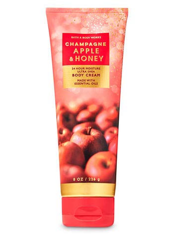 Bath and Body Works Champagne Apple & Honey Ultra Shea Body Cream & Fragrance Mist Set - Moisturizing Lotion & Perfume Spray for Fall/Winter - Perfect for Gifts, Self-Care & Holiday Season