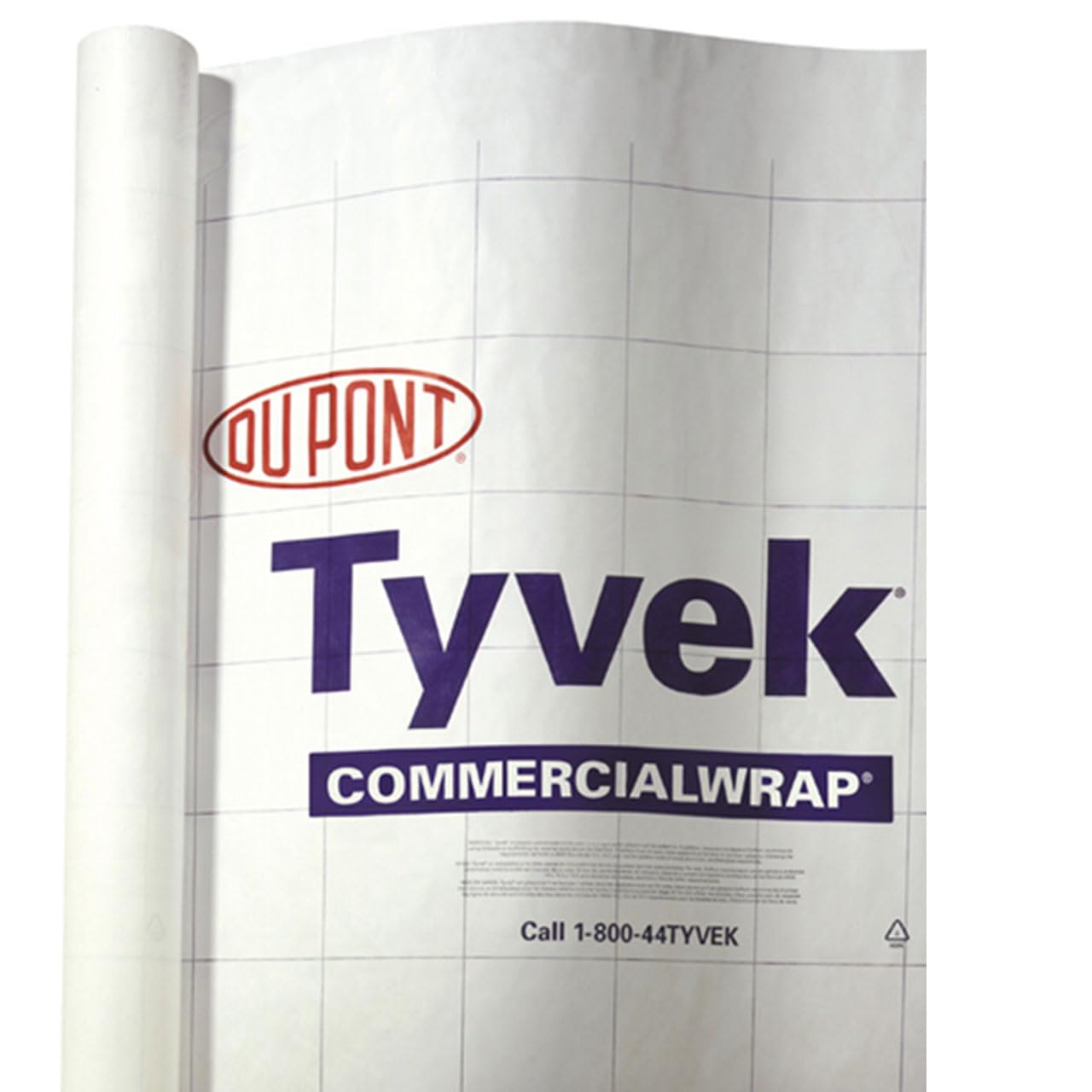 DuPont Tyvek CommercialWrap Home Wrap - 5' x 200' Roll - Weatherproof House Wrap for Construction & Renovation - Ideal for Exterior Sheathing, Moisture Barrier & Insulation Protection