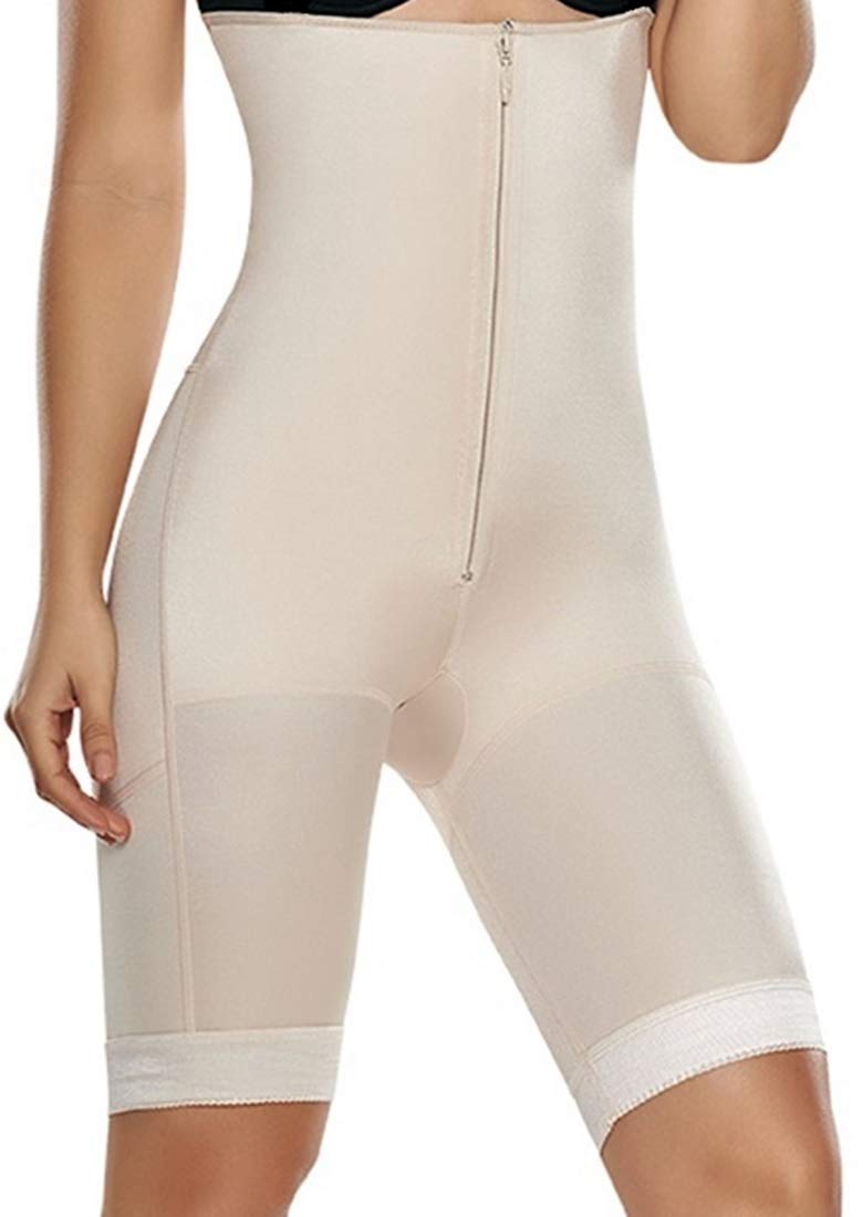 High Waist Women's Body Shaper Bodysuit - Mid-High Compression Slimming Shapewear for Tummy Control & Waist Cincher - Perfect for Everyday Wear, Special Occasions & Postpartum Recovery