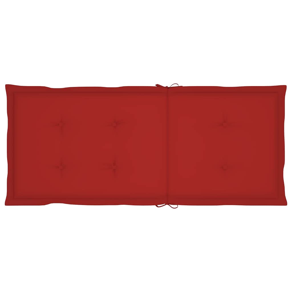 6-Piece Garden Chair Cushion Set with Ties - 47.2