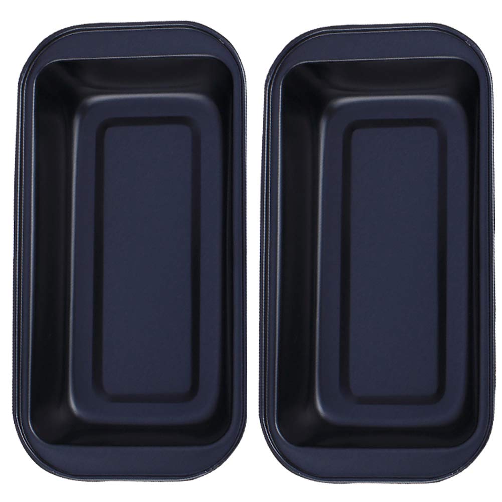 Non-Stick Carbon Steel Bread Pan - 2 Pack for Baking Bread, Toast, Cakes | Oven Safe Baking Mold for Perfect Homemade Loaves & Pastries | Ideal for Kitchens, Bakeries & Gift Giving