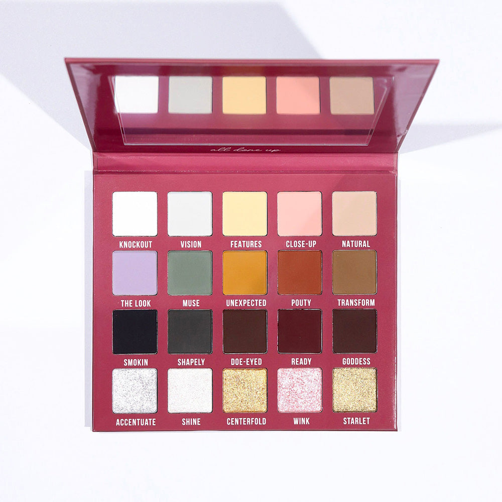 Blend Bunny Cosmetics All Done Up Eyeshadow Palette - 18 Highly Pigmented Matte & Shimmer Shades for Professional Makeup | Perfect for Day to Night Looks, Bridal & Special Occasion Makeup