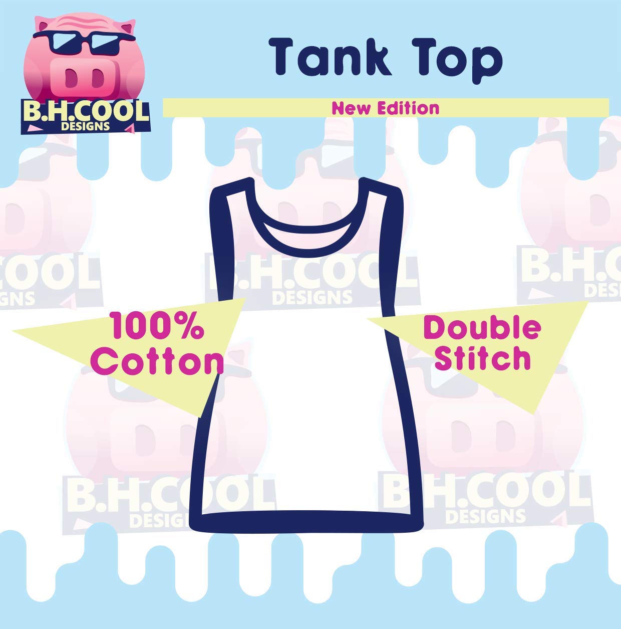 BH Cool Designs Naps and Snacks - Women's Soft & Comfortable Tank Top for Yoga, Running & Casual Wear | Breathable Summer T-Shirt