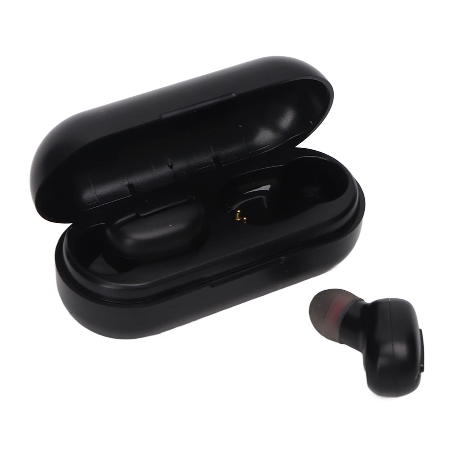 Smart Voice Translator Earbuds - 84 Language Real-Time Translation Device for Travel, Business & Calls | Wireless Bluetooth Earbuds with Music Playback | Perfect Gift for International Travelers (Black)