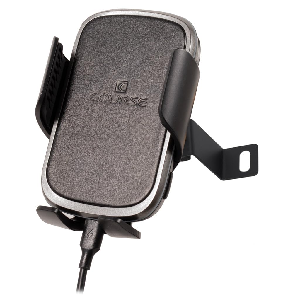 Course Motorsports DirectFit Automatic Gripping Wireless Charger & Phone Mount for Cadillac Escalade (2007-2014) - Black Car Phone Holder - Perfect for Hands-Free Charging & Navigation While Driving