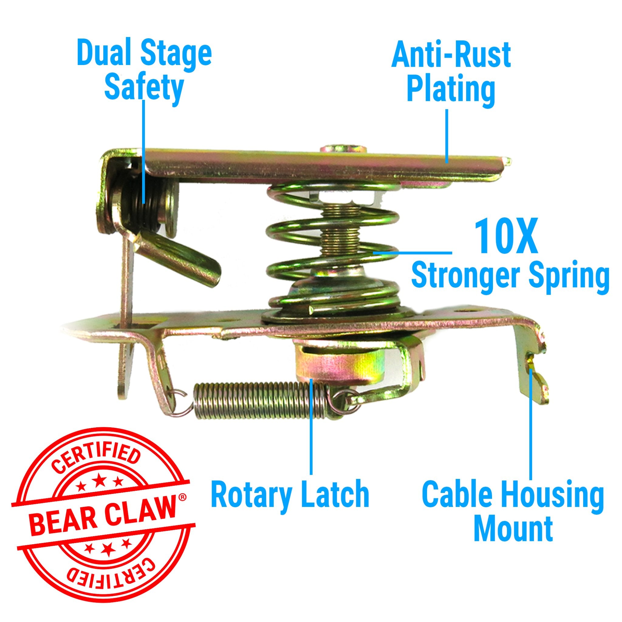 1904 Rambler Model G Hood Trunk Latch Upgrade Kit - Manual Billet Aluminum Pull Lever Release - Vintage Car Restoration Parts - Perfect for Classic Auto Enthusiasts & Show Car Builders
