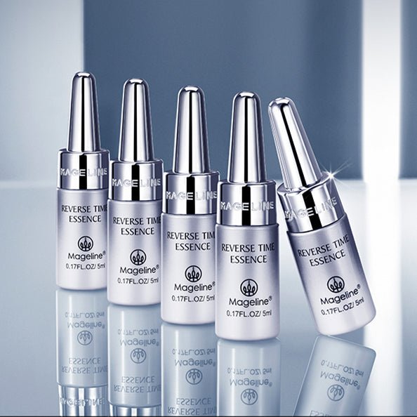 Mageline Reverse Time Essence - Anti-Aging Facial Serum for Wrinkles & Fine Lines | Perfect for Night Skincare Routine & Daily Hydration