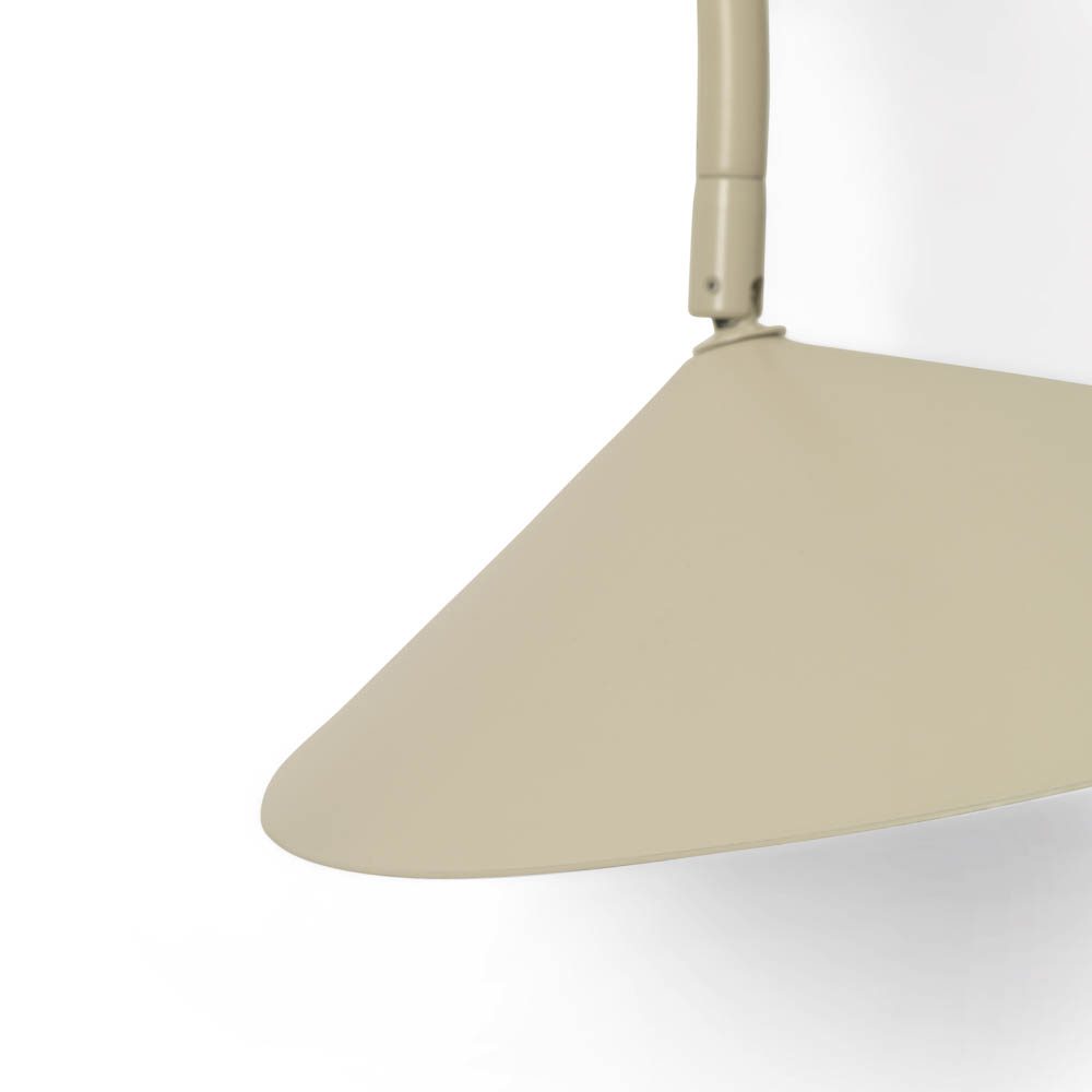 FERM LIVING Arum Swivel Wall Lamp in Cashmere - Modern Adjustable Wall Light for Bedroom, Living Room & Office Decor