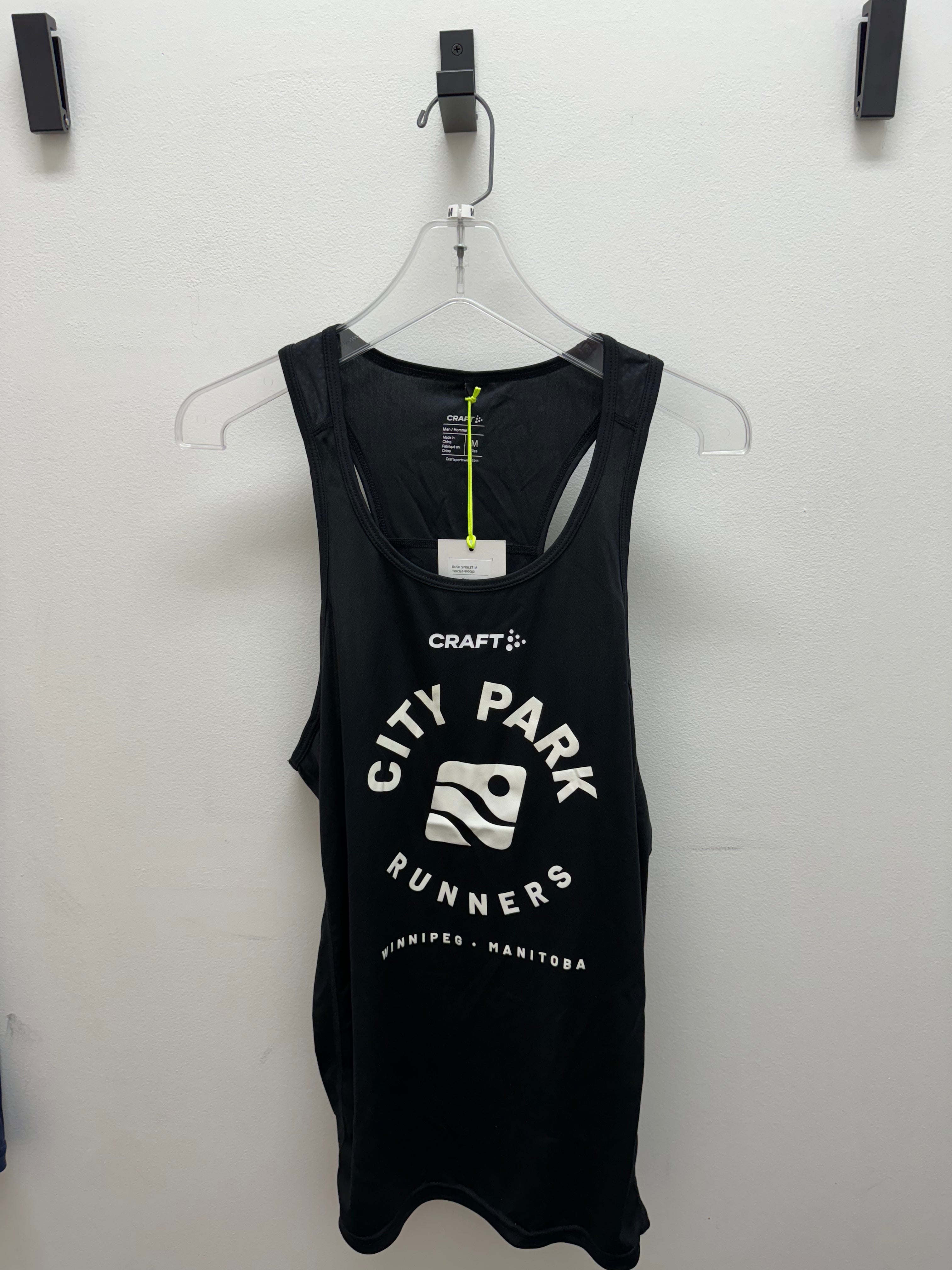 Men's Craft X City Park Runners Singlet - Lightweight Running Shirt for Men, Breathable Athletic Top for Jogging & Training - Perfect for Outdoor Workouts, Gym Sessions & Marathon Events