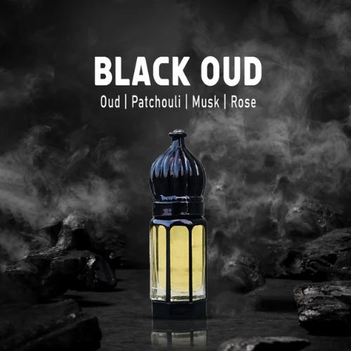 12ML Black Oud Blend Perfume Oil - Premium Saudi Arabian Fragrance for Men & Women | Long-Lasting Scent for Special Occasions, Date Nights & Gifting