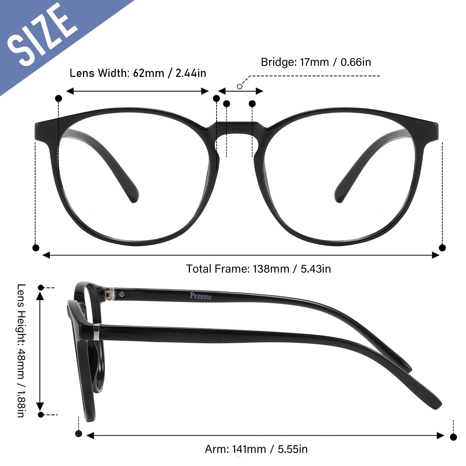 Blue Light Blocking Glasses for Women & Men - Retro Round Computer Glasses with UV Protection - Anti Eye Strain & Glare Reduction for Gaming & Screen Use (3-Pack) - Perfect for Office Work, Online Classes & Nighttime Device Use
