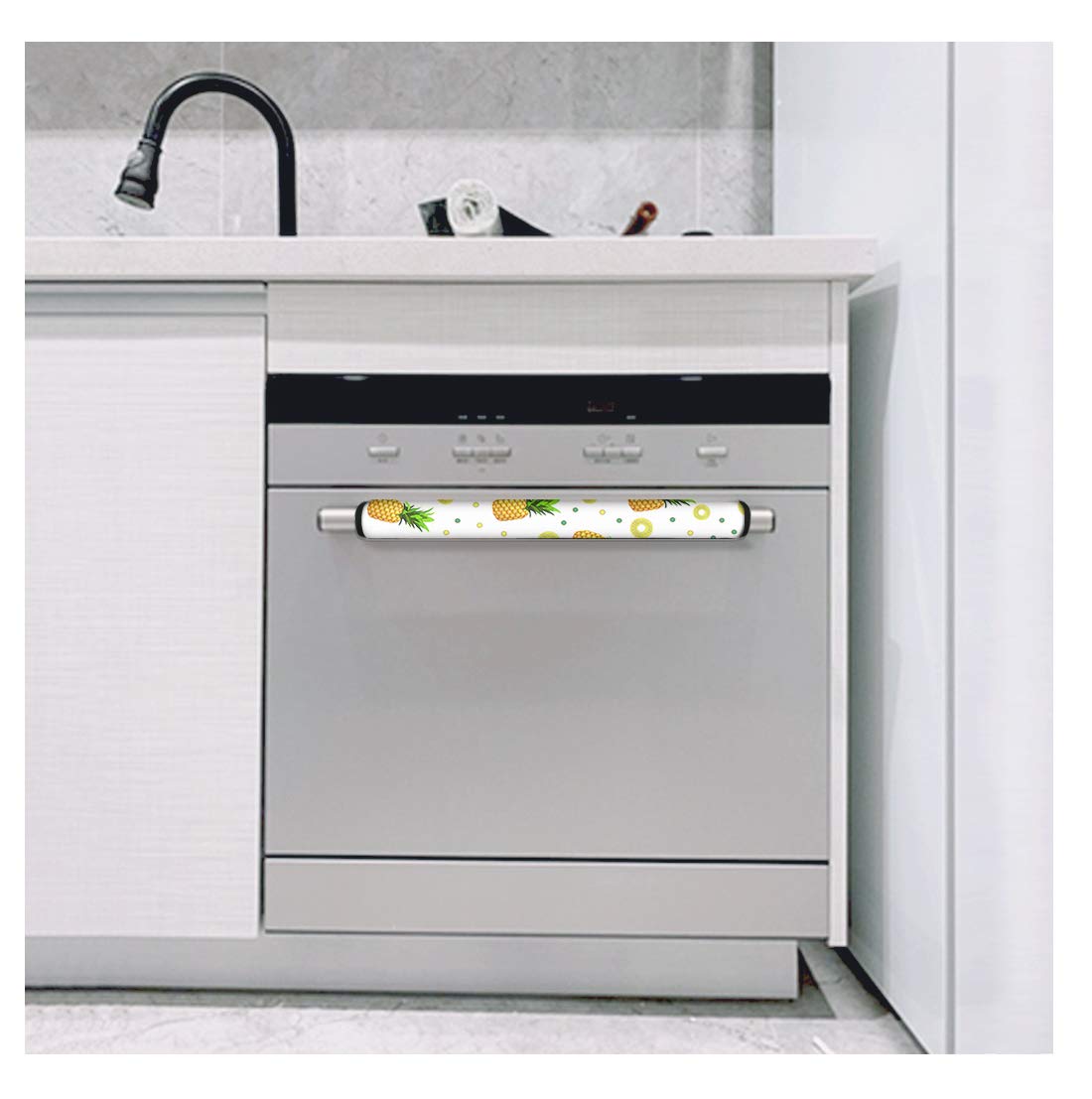 Non-Slip Purple Refrigerator Door Handle Covers - Heat Resistant Microwave Oven Handle Grips for Easy Opening - Perfect for Kitchen Safety & Preventing Food Stains
