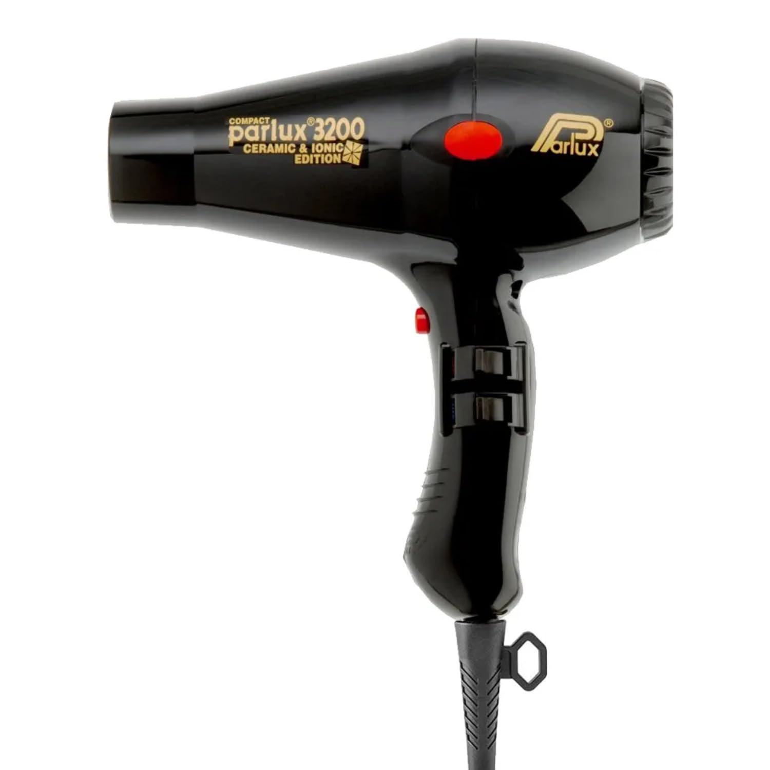 Parlux 3200 Professional Ceramic Ionic Hair Dryer - 1900W Lightweight Compact Blow Dryer with 2 Speed & 3 Heat Settings, Cool Shot Button | Salon Quality for Smooth Frizz-Free Hair | Perfect for Home Use, Travel & Styling