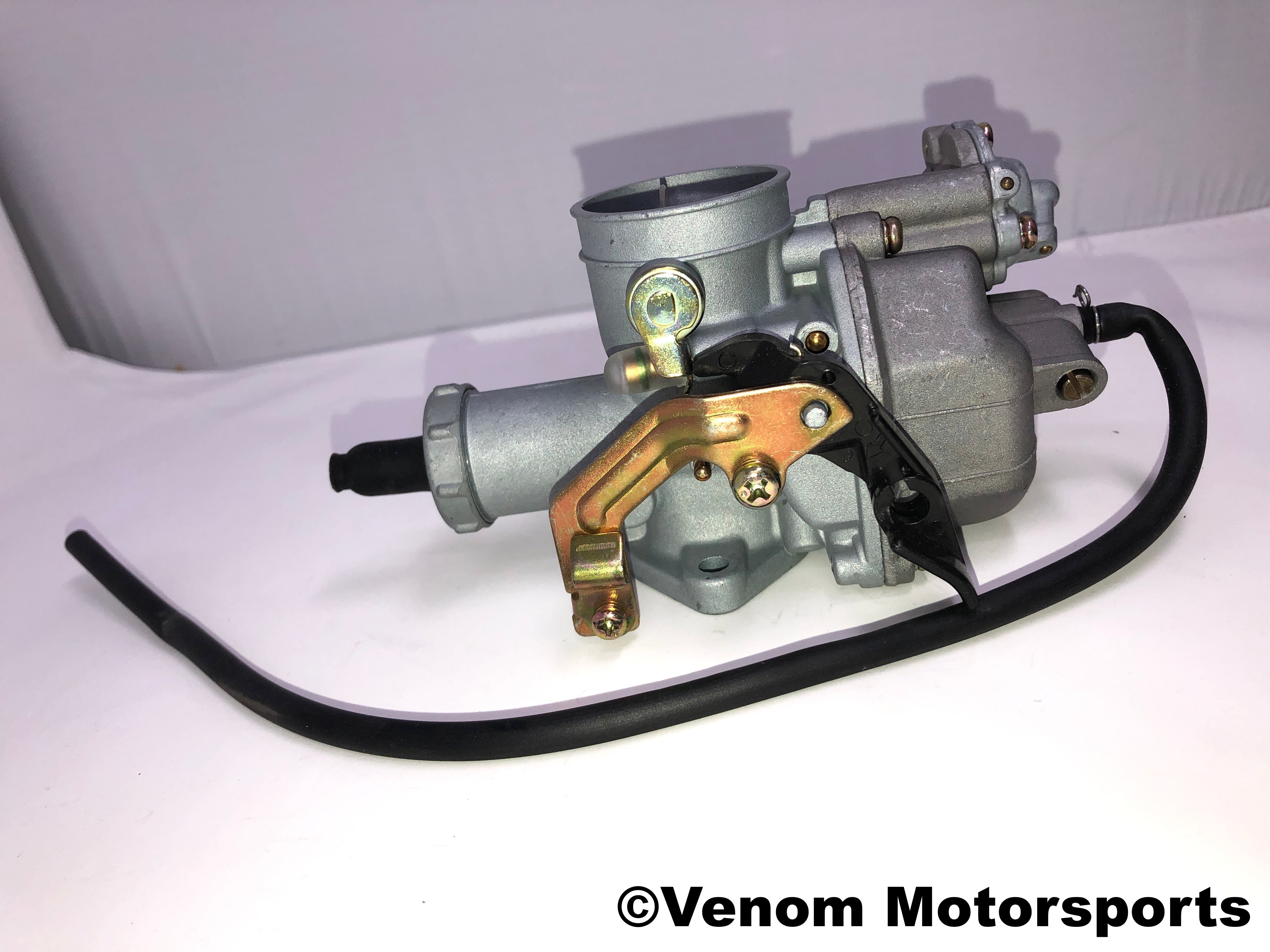 Replacement PZ30 Carburetor for Venom 250cc Motorcycles - High Performance Air Fuel Mixture System - Perfect for Off-Road, Dirt Bikes & ATV Riding