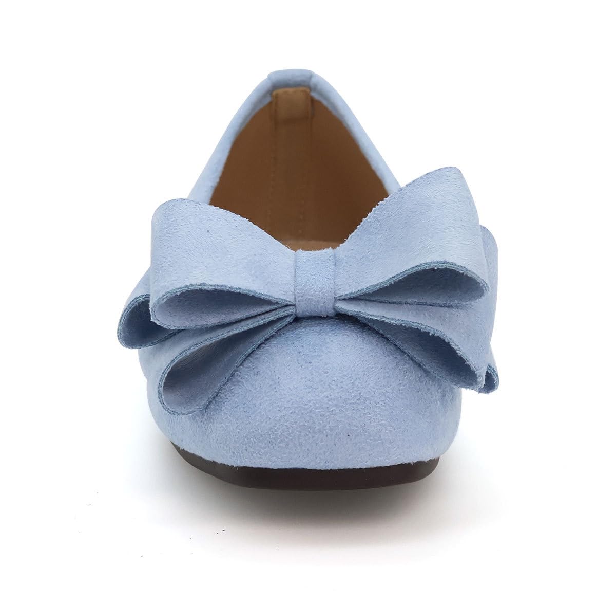 ODORHEISAYO Women's Bowknot Flats - Comfortable Square Toe Slip-On Dress Shoes for Casual Wear | Perfect for Office, Dating & Daily Outfits