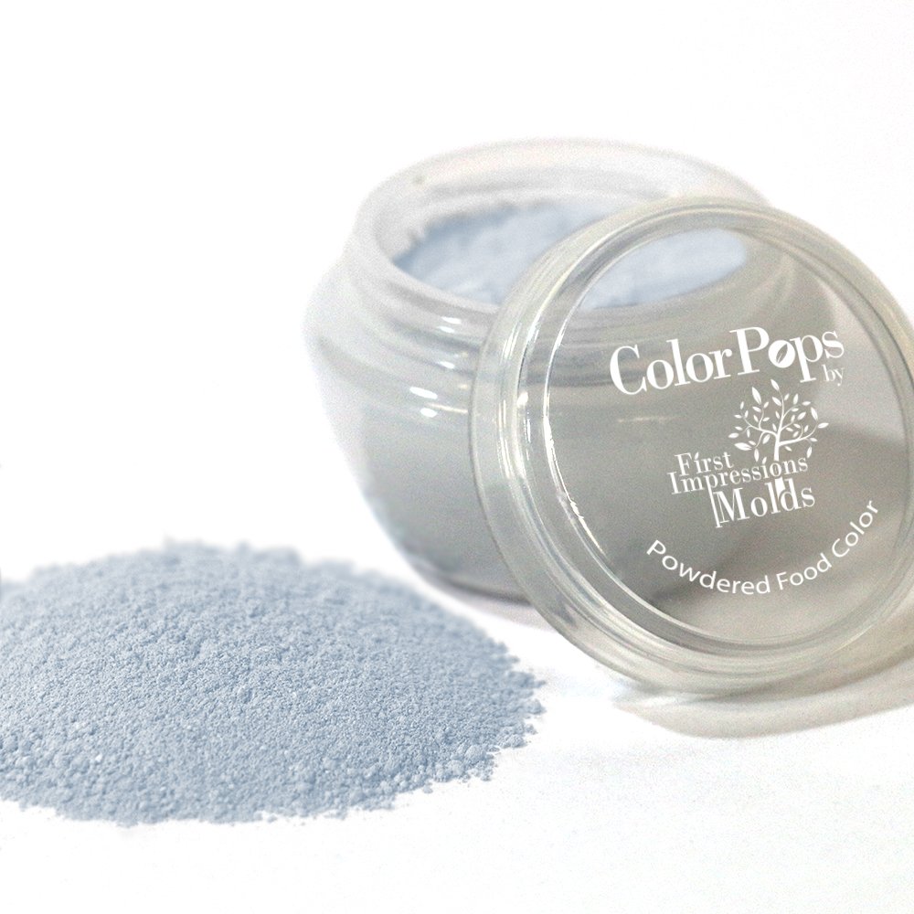 First Impressions Molds ColorPops Matte White, Natural & Black Edible Powder Food Coloring - 10g Jar for Cake Decorating, Baking, Chocolate, Candy & Cookies | USA-Made Premium Food Dye for Professional & Home Bakers | Perfect for Birthday Cakes, Wedding Desserts & Holiday Treats