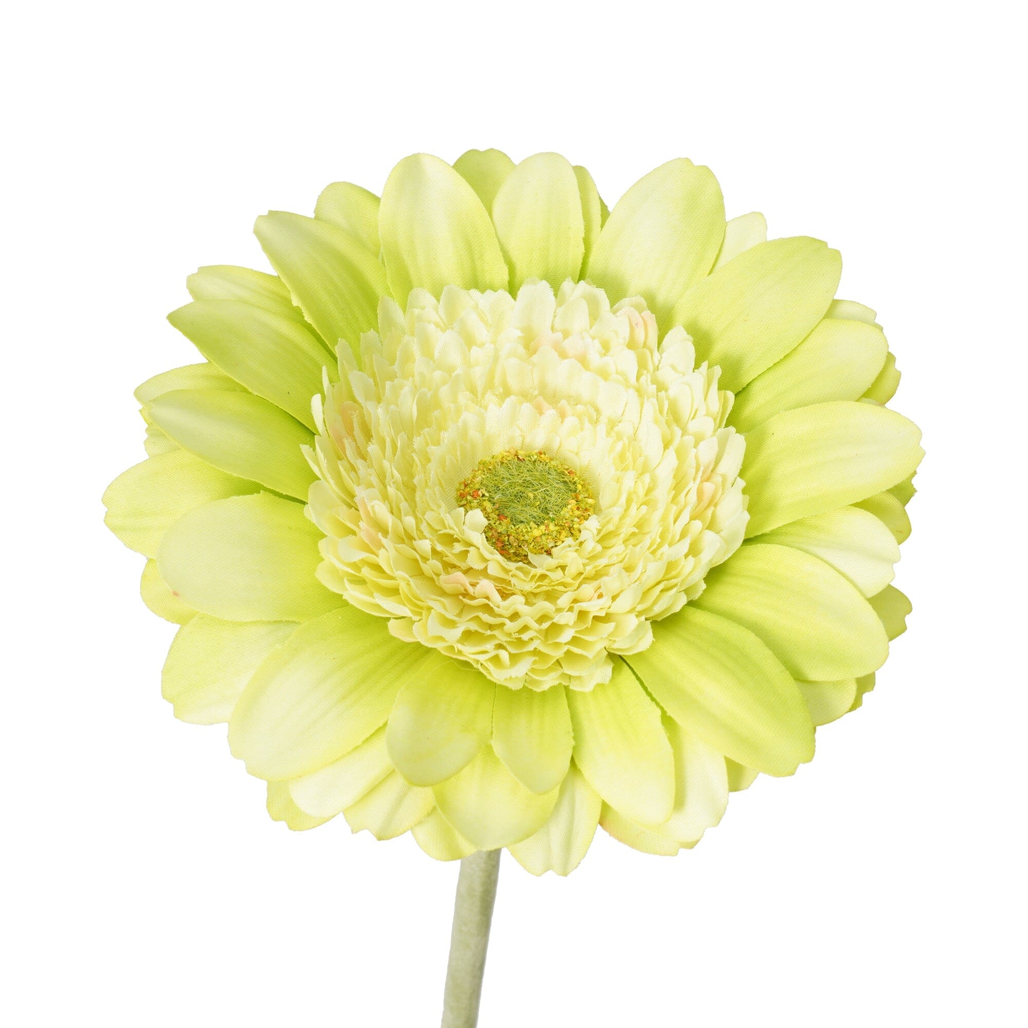 Large Light Green Gerbera Artificial Flowers for Home Decor, Wedding Bouquets, and Party Centerpieces