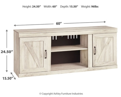 Bellaby 60 Inch TV Stand for Flat Screen TVs - Modern Entertainment Center with Storage Shelves - Perfect for Living Room, Bedroom, or Home Theater Setup