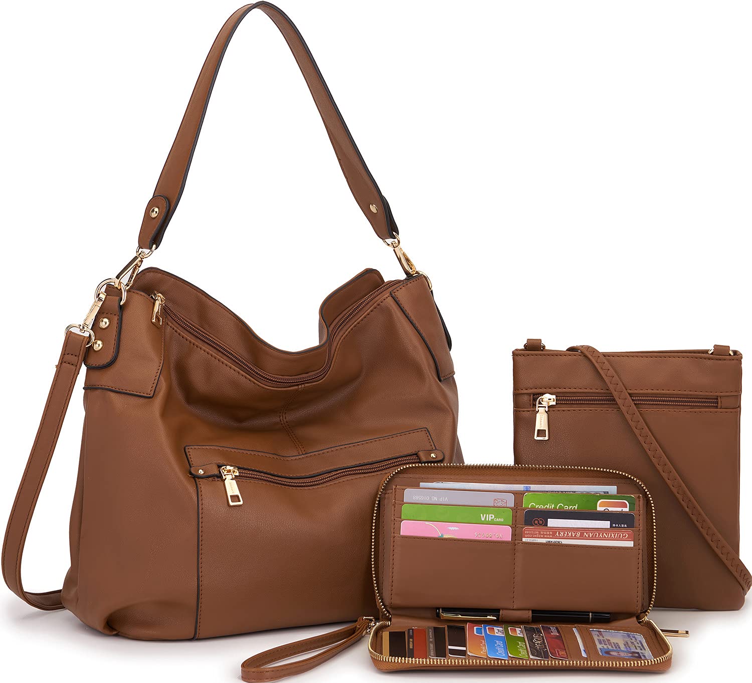 Stylish Large Crossbody Bags for Women - Fashion Shoulder Handbag Purse with Wallet Set, Tote & Hobo Purses | Perfect for Work, Travel & Everyday Use