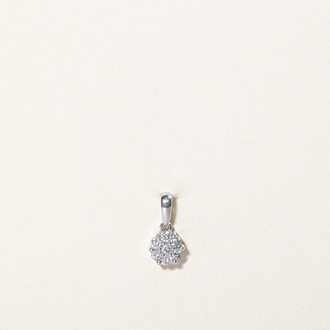 0.24ctw Diamond Cluster Pendant Necklace for Women - Elegant Jewelry Gift for Anniversary, Wedding & Special Occasions