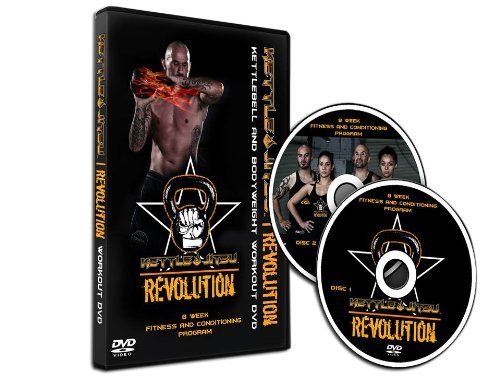 Kettle-Jitsu Revolution DVD - Complete Kettlebell Martial Arts Training for Self-Defense & Fitness | Home Workout & Martial Arts Practice