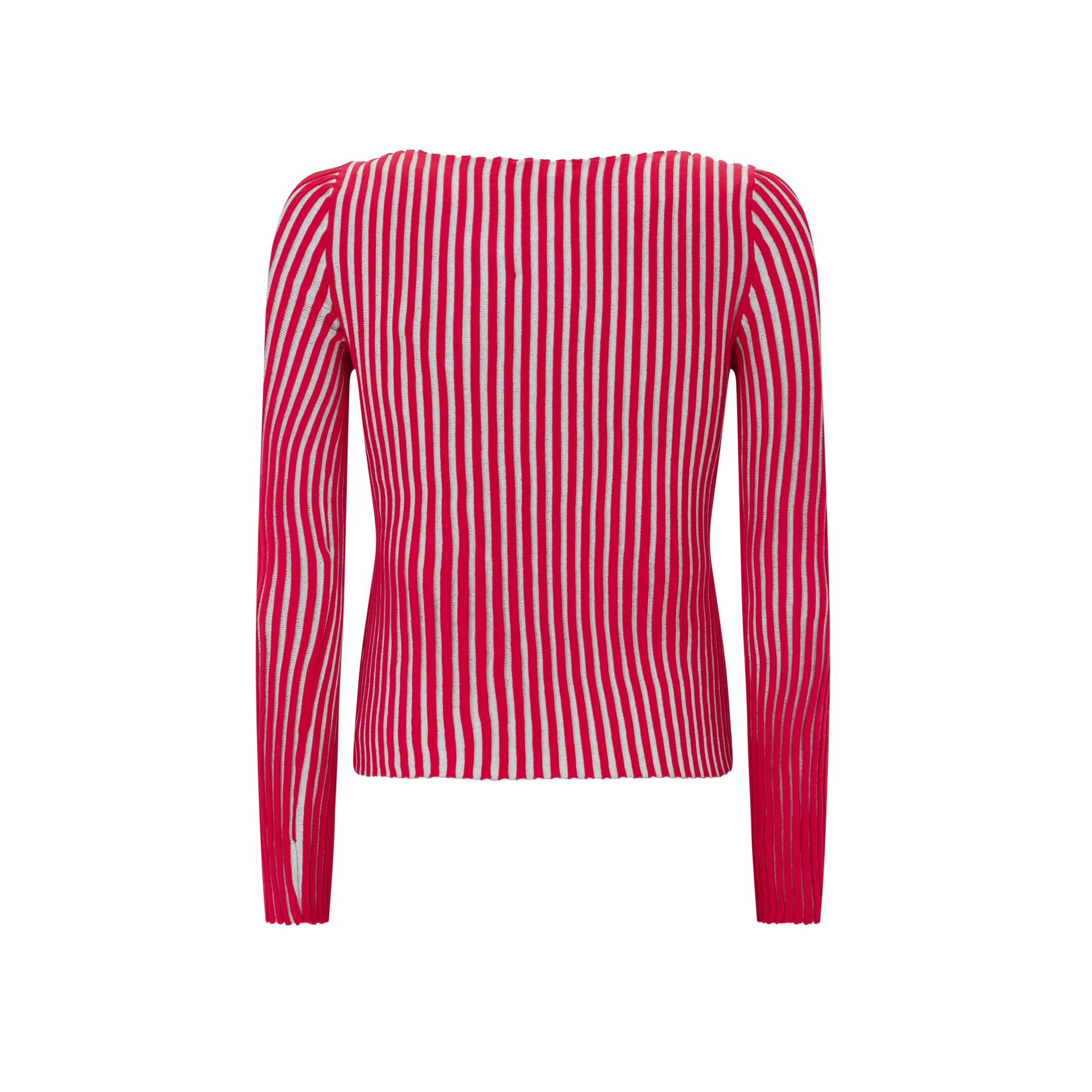 Stylish Pink & White Ribbed Graphic Sweater for Women | Trendy Casual Pullover | Perfect for Fall Outfits, Date Nights & Coffee Dates