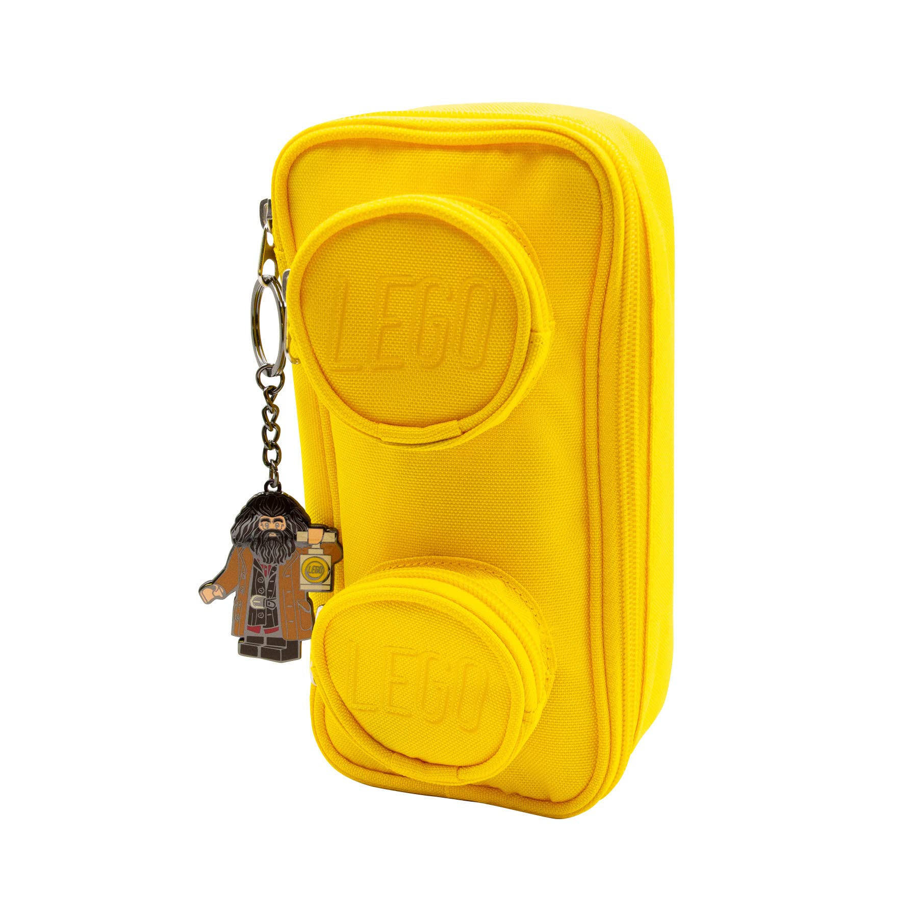 LEGO Harry Potter Hagrid (53285) Enamel Keychain - Premium Zinc Alloy & Enamel Key Ring for Car Keys, Backpack, Purse, Beach Bag - 4.5 Inch Collectible Gift for Potter Fans - Perfect for Travel, School, Shopping & Everyday Use