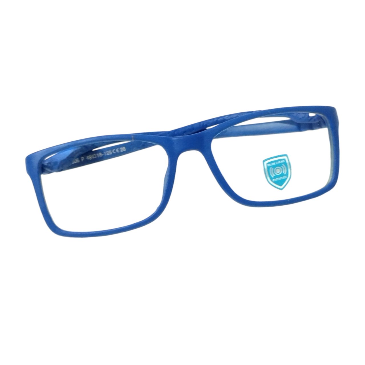 Royal Blue Unbreakable Kids Flexible Rectangle Glasses for Ages 4-7 Years - Perfect for School, Sports & Everyday Wear