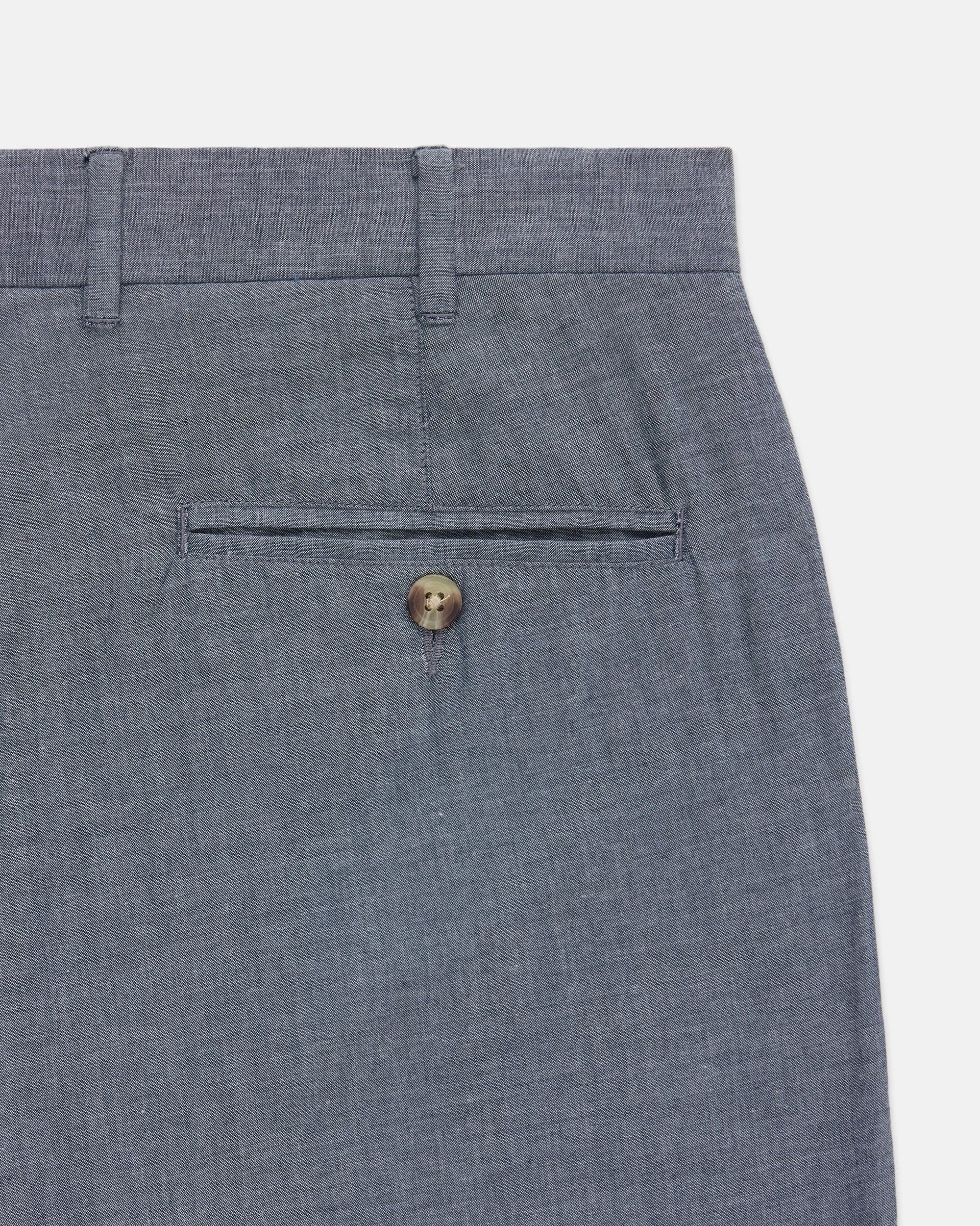 Trim Fit Cotton Chambray Shorts for Men - Comfortable Casual Summer Wear | Perfect for Beach, Travel & Outdoor Activities