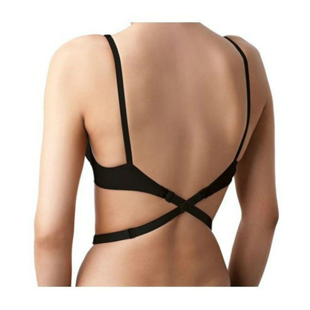 AKOAK 3-Pack Adjustable Backless Bra Straps Converter - Low Back Shoulder Strap Extender for Women - Perfect for Backless Dresses, Wedding Gowns & Formal Wear