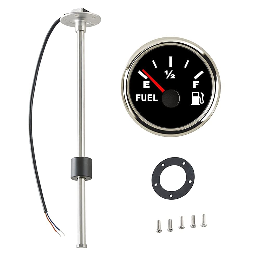 100TECH Boat Fuel Level Gauge & Sending Unit Kit - 13