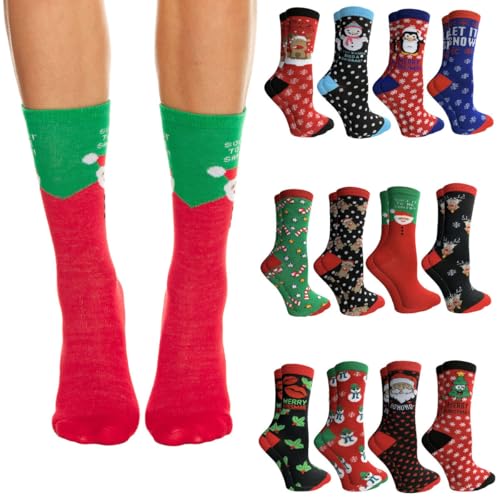 12 Pairs Christmas Print