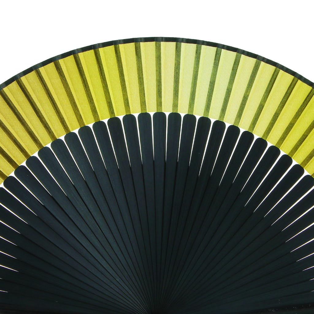 Elegant Folding Silk Bamboo Hand Fan - Traditional Chinese & Japanese Style Portable Fan for Men & Women - Perfect for Gifts, Dance, Weddings, Festivals, Parties & Home Decor (Gold) - Ideal for Summer Cooling, Cultural Events & Themed Celebrations