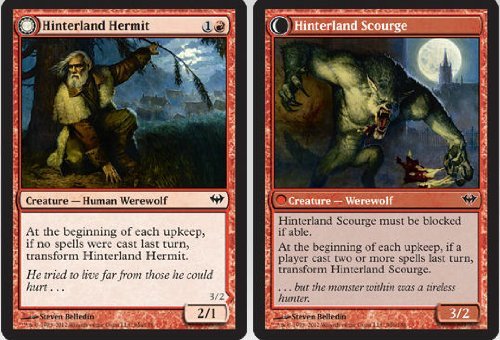 Magic: The Gathering - Hinterland Hermit // Hinterland Scourge (94) - Dark Ascension Card | MTG Collectible Trading Card Game | Perfect for Commander, Modern & Casual Play