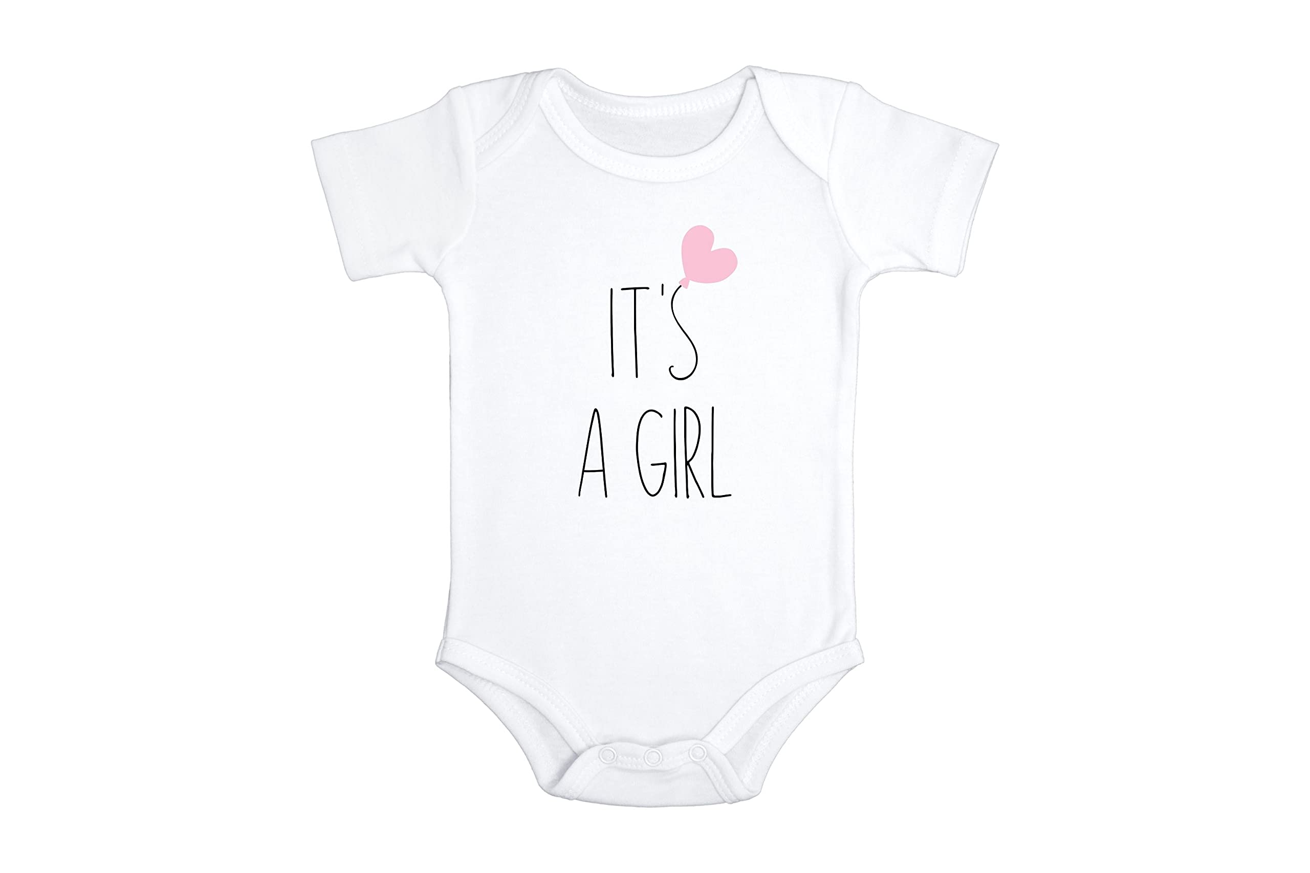 Baby Girl Gender Reveal Onesie | Pregnancy Announcement Outfit | Our Family is Growing Bodysuit (0-3 Months) - Perfect for Baby Showers, Gender Reveal Parties & Newborn Photo Shoots
