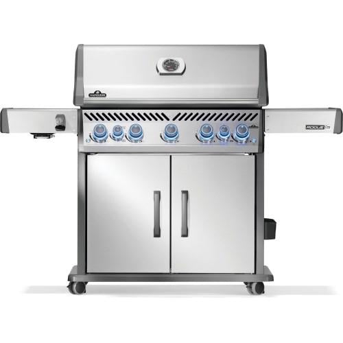 Napoleon Rogue PRO S 625 RSIB Gas Grill - Premium Stainless Steel Outdoor BBQ Grill with Infrared Burner - Perfect for Backyard, Patio, and Tailgating Parties