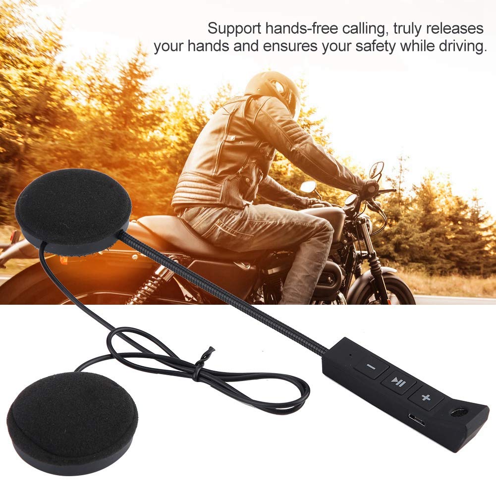 Estink BT11 Motorcycle Helmet Bluetooth Headset - Wireless Hands-Free Calling, HiFi Audio, Rechargeable Battery for Safe Riding & Communication