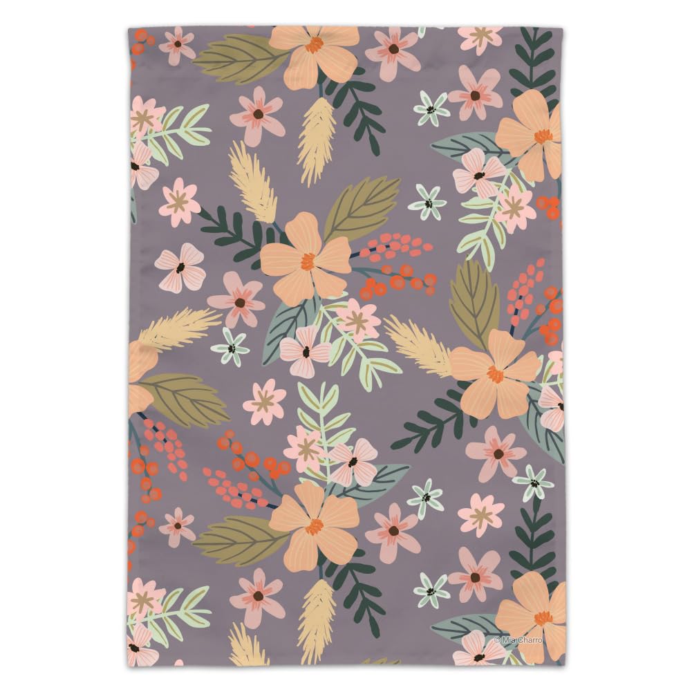 French Garden Flowers Outdoor Decorative Yard Flag - Perfect for Spring & Summer Garden Decor, Patio, Lawn, and Front Porch