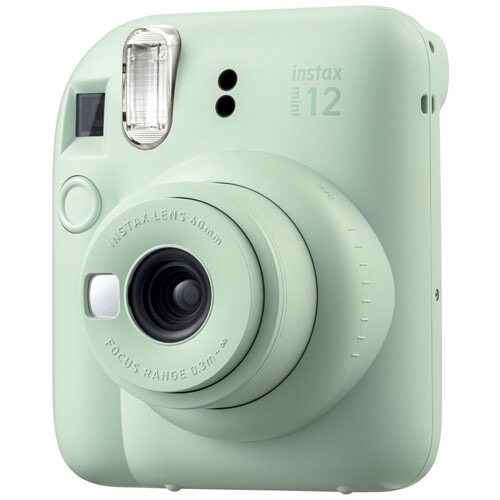 FUJIFILM INSTAX MINI 12 Instant Film Camera (Mint Green) - Portable Polaroid Camera for Travel, Parties & DIY Photo Albums | Perfect Gift for Teens & Photography Enthusiasts