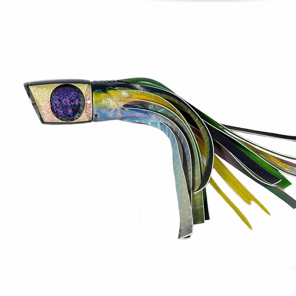Purple Eyes Yellowfin Skirt X Large Bacchanal A La Vive Fishing Lures - Perfect for Saltwater Trolling and Big Game Fishing