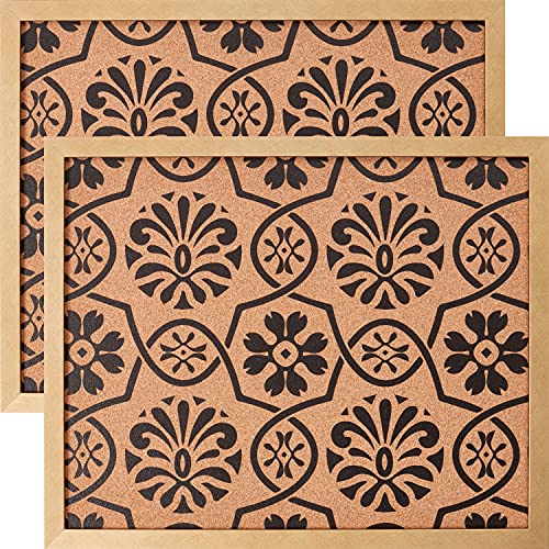 Gold Frame - Floral Pattern