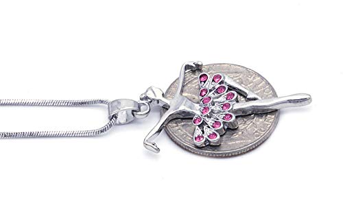 Elegant Ballerina Dancer Ballet Pendant Necklace - Perfect Gift for Dance Lovers & Ballet Enthusiasts - Ideal for Performances, Recitals & Special Occasions