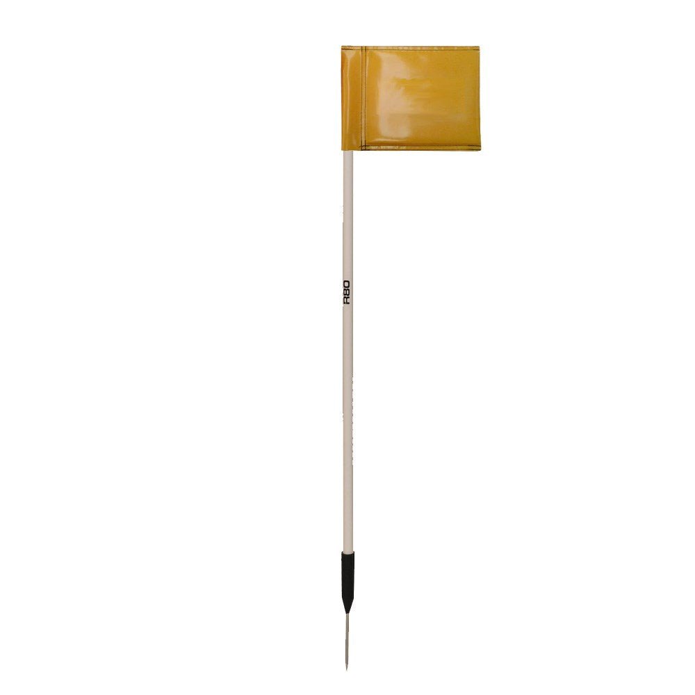 Premium Sideline Pole with Heavy-Duty Rigid Flag - Perfect for Football, Soccer, and Sports Field Marking