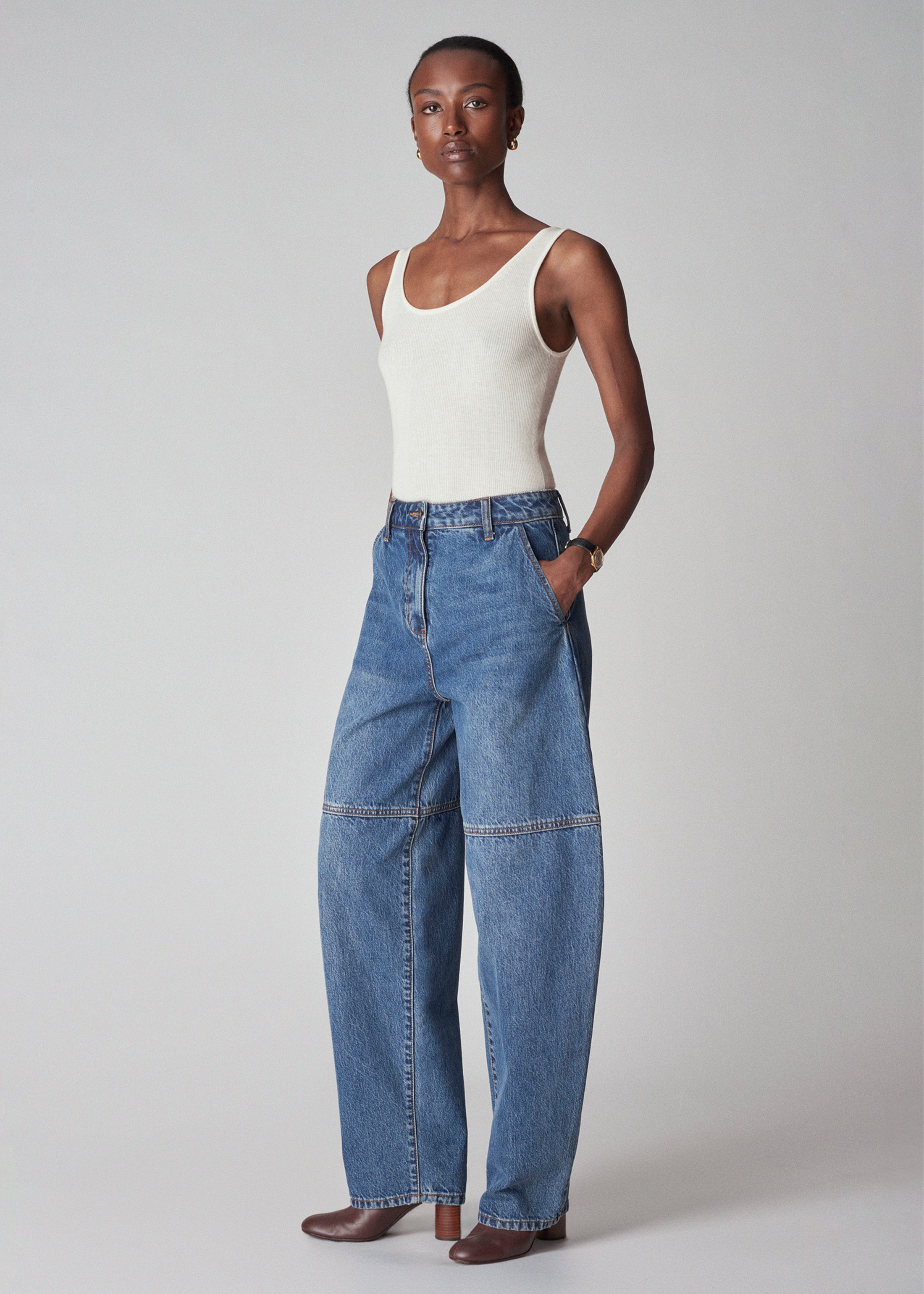 Stylish Denim Balloon Pants in Indigo - Perfect for Casual Outfits & Streetwear Fashion